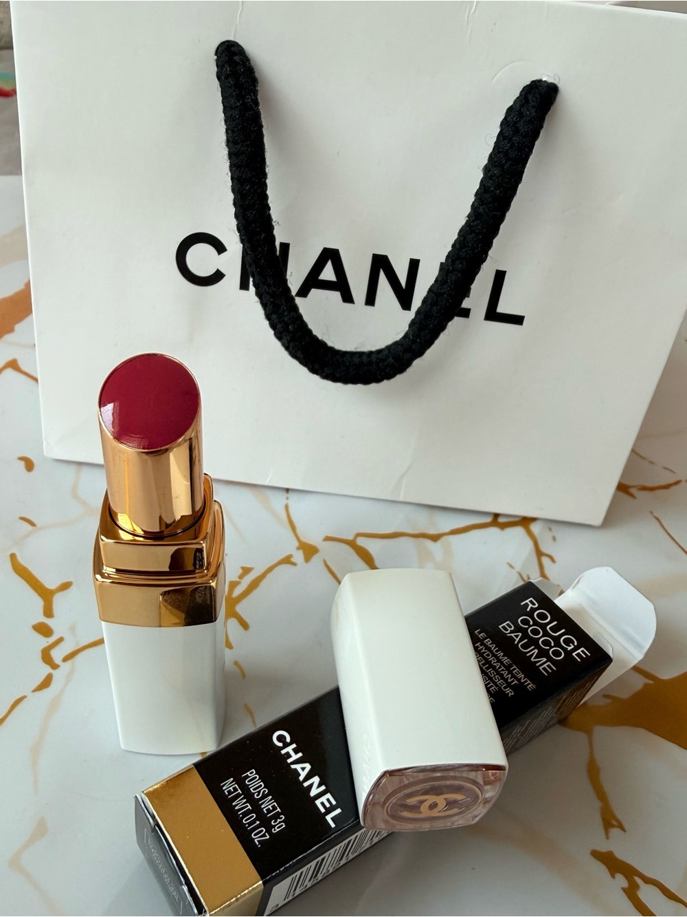 CHANEL Rouge Coco Baume 762 Raspberry Kiss – New